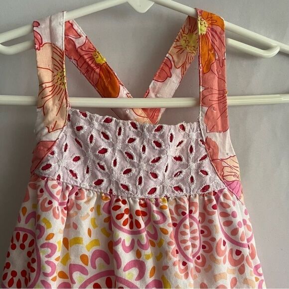 Kid's Penelope Mack Floral Printed Tiered Summer Dress - Picture 3 of 10